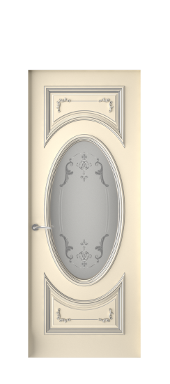 Багет 15 ДО | Слоновая кость патина серебро