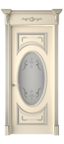 Багет 15 ДО | Слоновая кость патина серебро