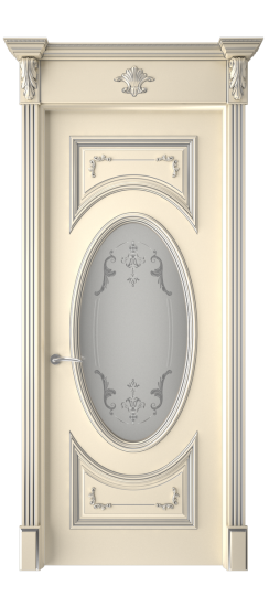 Багет 15 ДО | Слоновая кость патина серебро