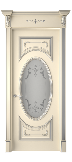 Багет 15 ДО | Слоновая кость патина серебро