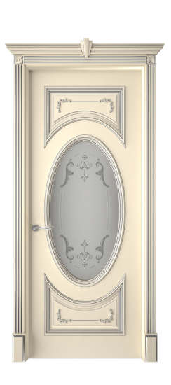 Багет 15 ДО | Слоновая кость патина серебро