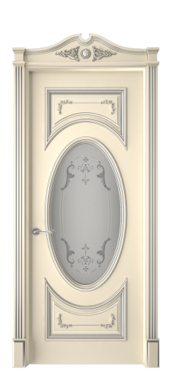 Багет 15 ДО | Слоновая кость патина серебро