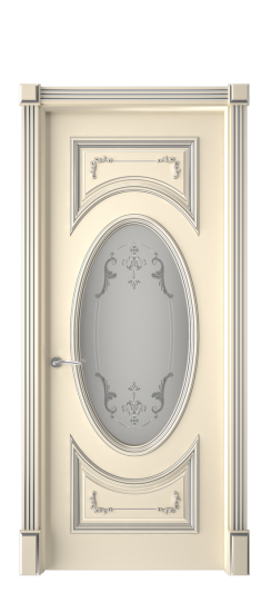 Багет 15 ДО | Слоновая кость патина серебро