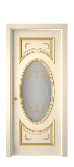 Багет 15 ДО | Слоновая кость патина золото