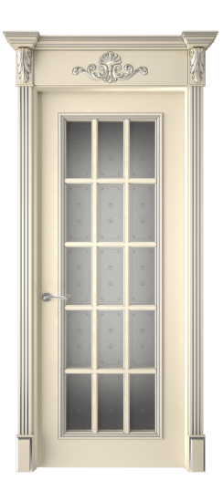 Багет 16 ДО | Слоновая кость патина серебро