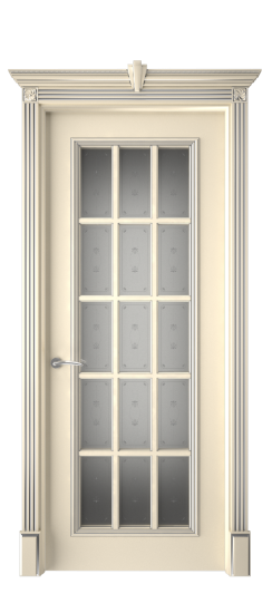 Багет 16 ДО | Слоновая кость патина серебро