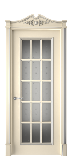 Багет 16 ДО | Слоновая кость патина серебро