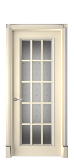 Багет 16 ДО | Слоновая кость патина серебро