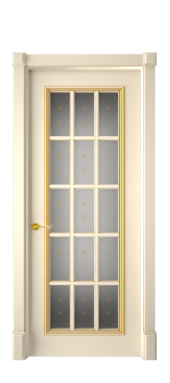 Багет 16 ДО | Слоновая кость патина золото