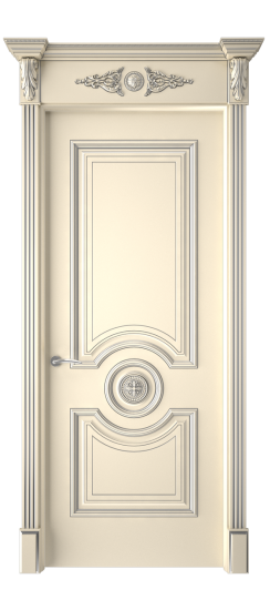 Багет 18 ДГ | Слоновая кость патина серебро