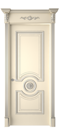 Багет 18 ДГ | Слоновая кость патина серебро