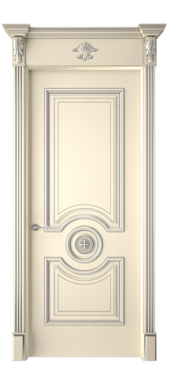 Багет 18 ДГ | Слоновая кость патина серебро