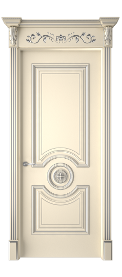 Багет 18 ДГ | Слоновая кость патина серебро