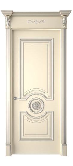 Багет 18 ДГ | Слоновая кость патина серебро