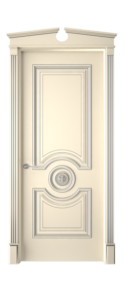 Багет 18 ДГ | Слоновая кость патина серебро