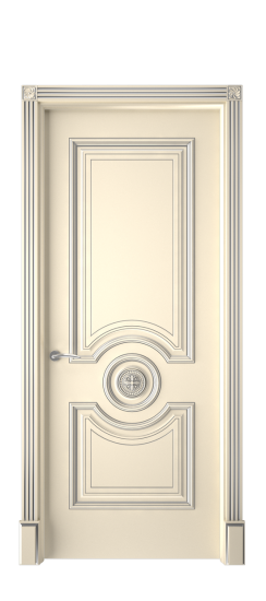 Багет 18 ДГ | Слоновая кость патина серебро