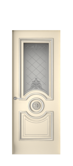 Багет 18 ДО | Слоновая кость патина серебро