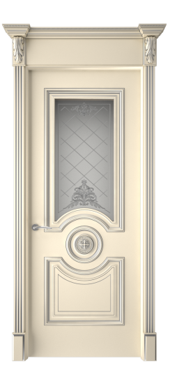 Багет 18 ДО | Слоновая кость патина серебро