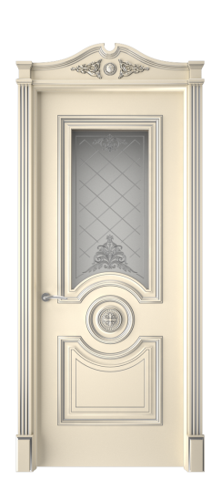 Багет 18 ДО | Слоновая кость патина серебро