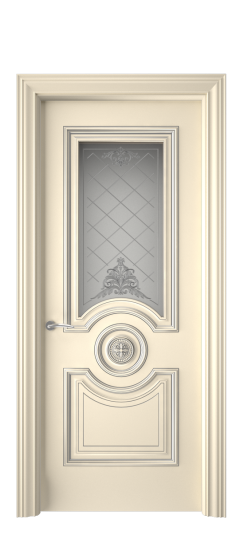 Багет 18 ДО | Слоновая кость патина серебро