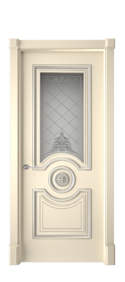 Багет 18 ДО | Слоновая кость патина серебро