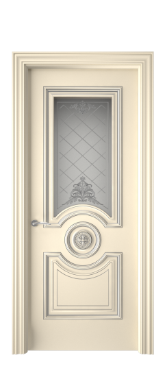 Багет 18 ДО | Слоновая кость патина серебро