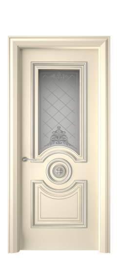 Багет 18 ДО | Слоновая кость патина серебро