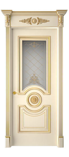 Багет 18 ДО | Слоновая кость патина золото