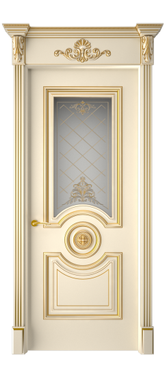 Багет 18 ДО | Слоновая кость патина золото