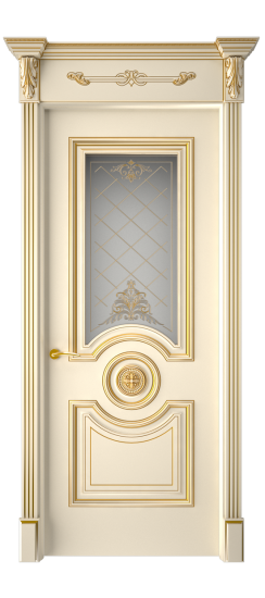 Багет 18 ДО | Слоновая кость патина золото