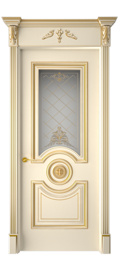 Багет 18 ДО | Слоновая кость патина золото