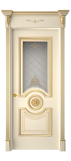 Багет 18 ДО | Слоновая кость патина золото