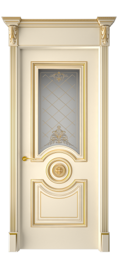 Багет 18 ДО | Слоновая кость патина золото