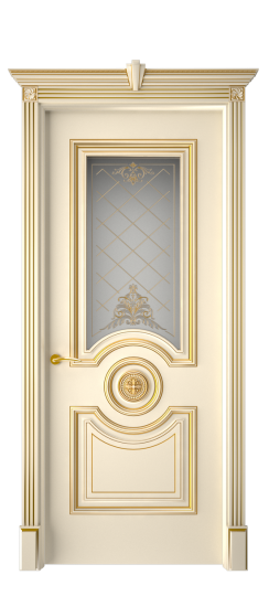 Багет 18 ДО | Слоновая кость патина золото