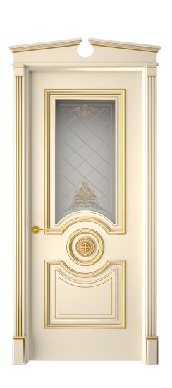 Багет 18 ДО | Слоновая кость патина золото