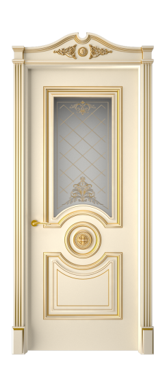 Багет 18 ДО | Слоновая кость патина золото