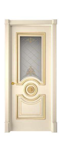 Багет 18 ДО | Слоновая кость патина золото