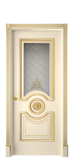 Багет 18 ДО | Слоновая кость патина золото