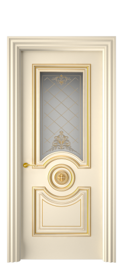 Багет 18 ДО | Слоновая кость патина золото