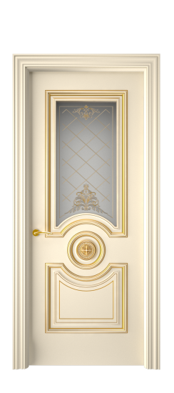 Багет 18 ДО | Слоновая кость патина золото