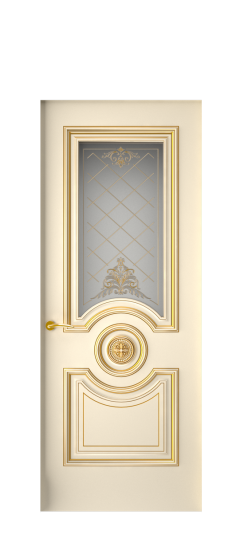 Багет 18 ДО | Слоновая кость патина золото