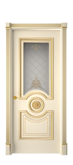 Багет 18 ДО | Слоновая кость патина золото