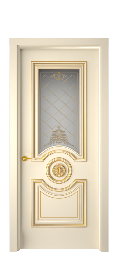 Багет 18 ДО | Слоновая кость патина золото