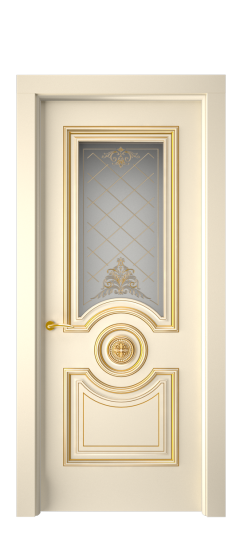 Багет 18 ДО | Слоновая кость патина золото