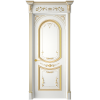 Багет 23 ДГ | Белая эмаль патина золото