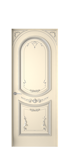 Багет 23 ДГ | Слоновая кость патина серебро