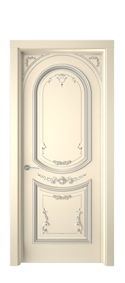 Багет 23 ДГ | Слоновая кость патина серебро