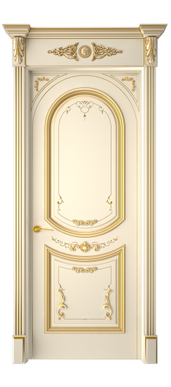 Багет 23 ДГ | Слоновая кость патина золото