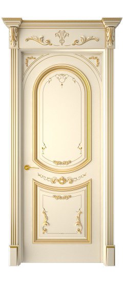 Багет 23 ДГ | Слоновая кость патина золото