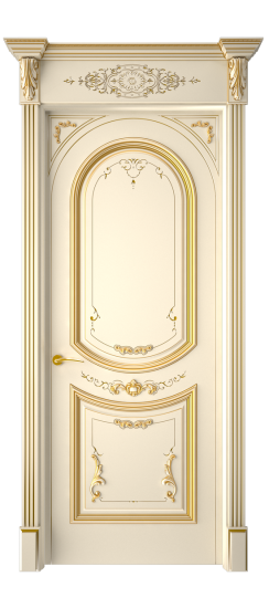 Багет 23 ДГ | Слоновая кость патина золото